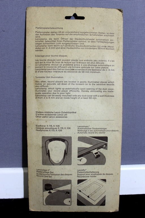 Accessoire Lenco Lencolamp